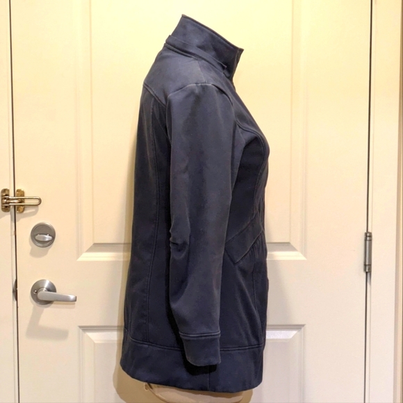 Mia Melon XL Navy Blue Barn Coat - Picture 4 of 7
